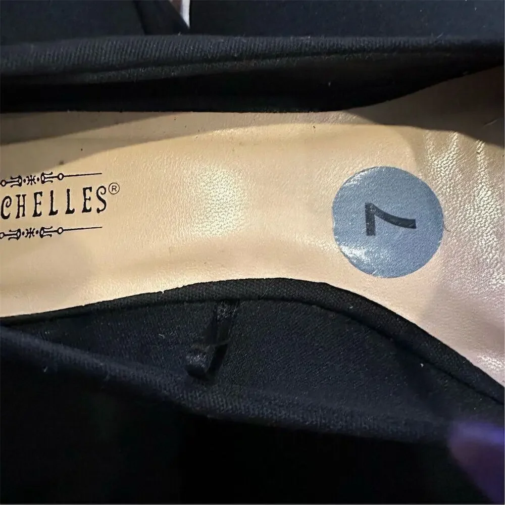 Seychelles Gertrude Women's Black Wedge Heels Size 7 Slip-On - Picture 9 of 11